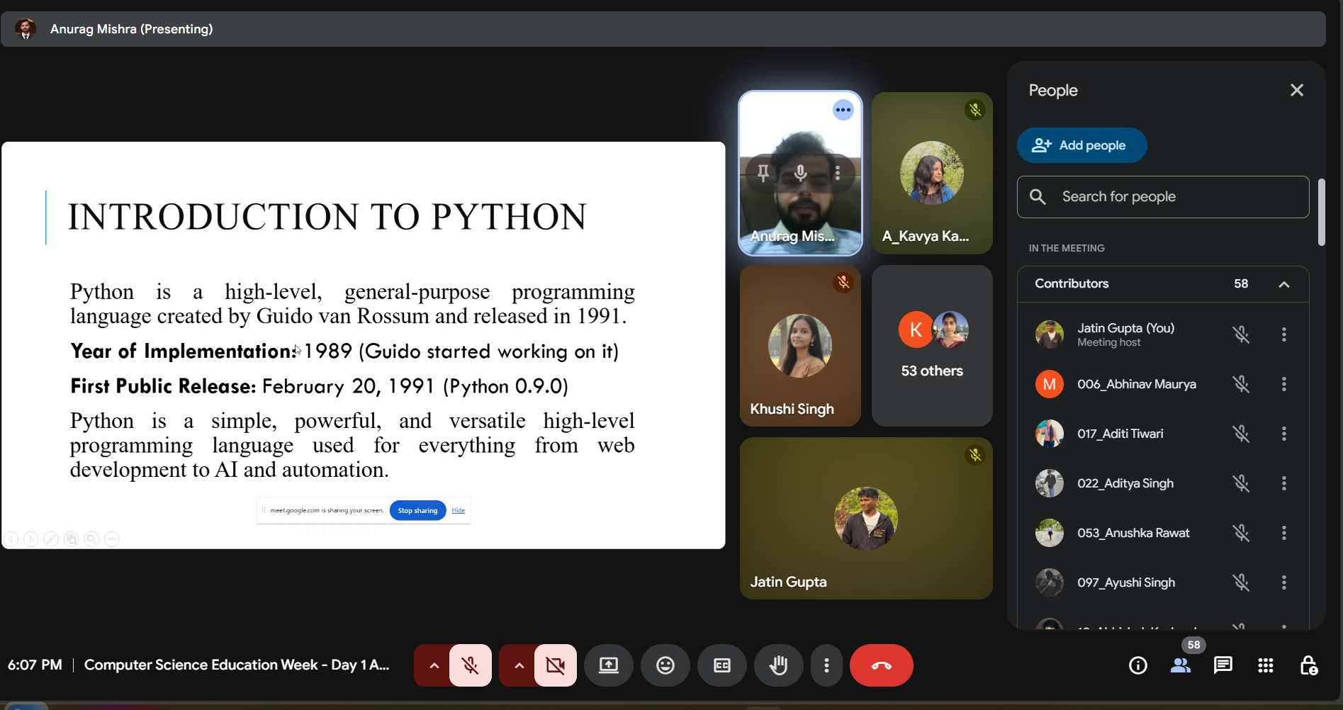 Data Science Workshop