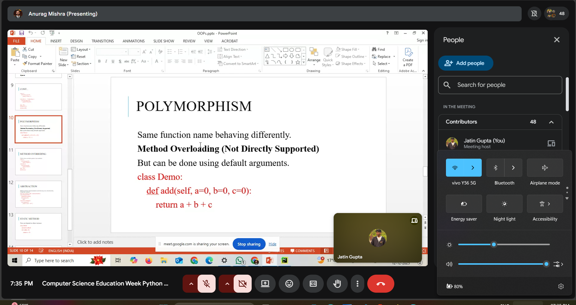Masterclass: Python using OOPs